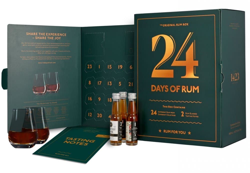 adventní kalendář s rumem